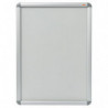 NOBO Vitrine porte-affiche clipsable, aluminium, anti-reflet en PVC, 70 x 50 cm