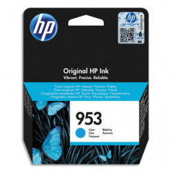 HP 953 Cartouche d'Encre Cyan Authentique (F6U12AE)