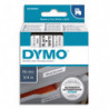 DYMO Ruban D1 Noir/Blanc19MMX7M pour 1000/1000+/2000/3500/4500/5000/5524
