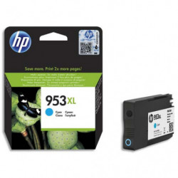 HP 953XL Cartouche d'Encre Cyan grande capacité Authentique (F6U16AE)