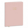QUO VADIS Livre d'or Pastel 27x21cm 128 pages. Couverture effet soft Touch. Coloris rose