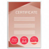 GBC Pochettes de plastification, 250 microns par face, format A4, boîte de 100, brillant, IB586040