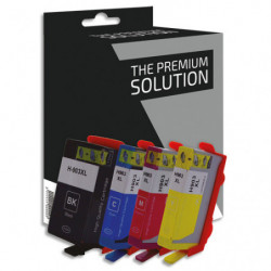 PSN Cartouche compatible jet d'encre noir cyan magenta jaune HP 3HZ51AE, B8H903XLB/CL