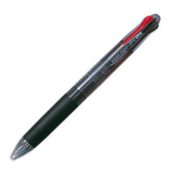 PILOT Stylo bille 4 couleurs (Noir, Bleu, Rouge, Vert), translucide, coloris aléatoire Bleu, Gris, Rouge