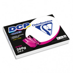 CLAIREFONTAINE Ramette 250 feuilles A4 200g DCP coated brillant 2 faces 6861