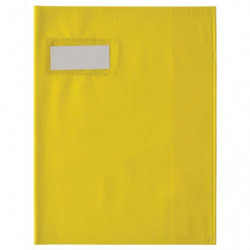 ELBA Protège-cahier Format 17x22 cm Grain STYL'SMS 12/100e coloris Jaune