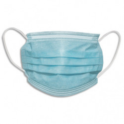 Boîte de 50 masques de protection jetables 3 plis type IIR