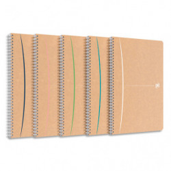 OXFORD Cahier Carte Reliure Intégrale OXFORD TOUAREG 21 x 29,7 cm 100 pages 90g Recyclé Q5/5