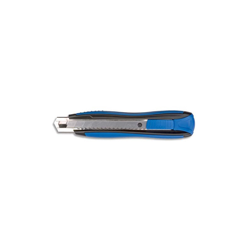 MAPED Cutter métal et plastique lame 18 mm autobloquante Zenoa Sensitiv Bleu