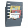 CEP Trieur mural 6 cases gris