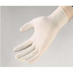 Boîte distributrice 100 gants économiques en latex légèrement poudrés L24 cm Ambidextres Taille 9-10