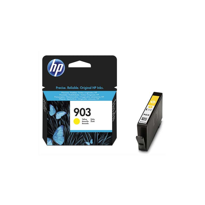 HP 903 Cartouche d'Encre Jaune Authentique (T6L95AE) pour HP OfficeJet 6950, HP OfficeJet Pro 6960/6970