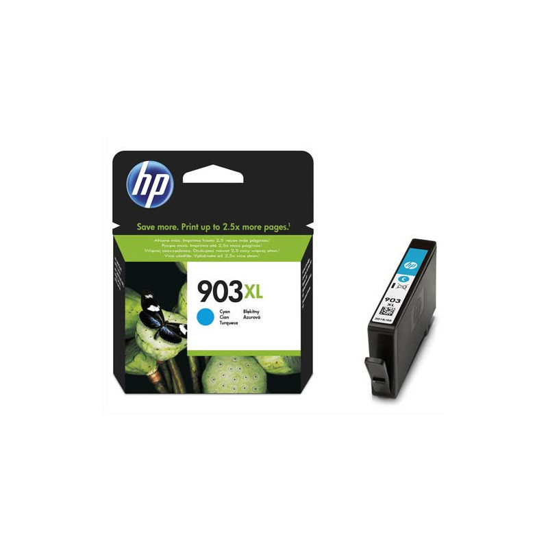 HP 903XL Cartouche Encre Cyan gd capacité Authentique T6M03AE HP OfficeJet 6950 HP OfficeJetPro 6960/6970