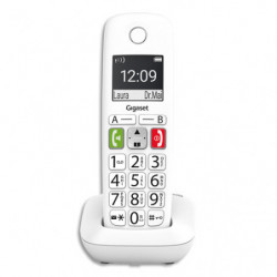 GIGASET Téléphone sans fil E290 solo blanc S30852-H2901-N102