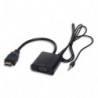 APM Convertisseur HDMI Mâle / VGA Femelle 10cm Noir 590472