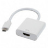 APM Adaptateur USB 3.1 Type-C Mâle / HDMI Femelle 15cm Blanc 590478
