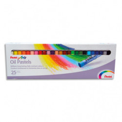 PENTEL Boîte de 25 pastels...