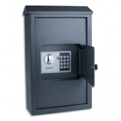 PAVO Armoire à clés Haute sécurité OUTDOOR, capacité 50 clés.
