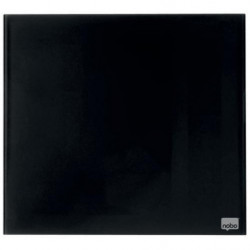 NOBO Tableau mémo en verre 450 x 450 mm - noir - 1903951