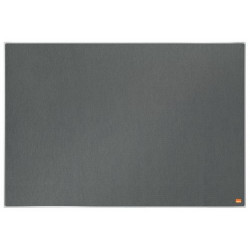 NOBO Tableau d'affichage en feutre Impression Pro - 900 x 600 mm - gris - 1915220