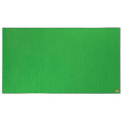 NOBO Tableau d'affichage Widescreen en feutre Impression Pro - 890 x 500 mm - vert - 1915425