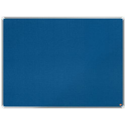 NOBO Tableau d'affichage en feutre Premium Plus - 1200 x 900 mm - bleu - 1915189