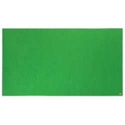 NOBO Tableau d'affichage Widescreen en feutre Impression Pro - 1220 x 690 mm - vert - 1915426