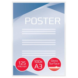 GBC Paquet de 100 Pochettes de plastification GBC mates A3 2 x 125 microns 3747235