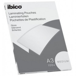 IBICO Basics Medium Paquet de 100 Pochettes plastification A3 2 x 100 microns 627312