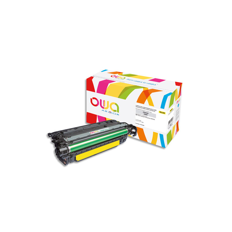 OWA Toner compatibilité HP Jaune CF032A / 646A K15816OW