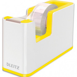 LEITZ Dévidoir avec adhésif - jaune - Dual - 53641016