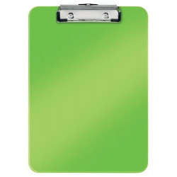 LEITZ Porte-blocs WOW A4, capacité 75 feuilles. Dimensions : L22,8 x H1,7 x P32 cm. Coloris vert