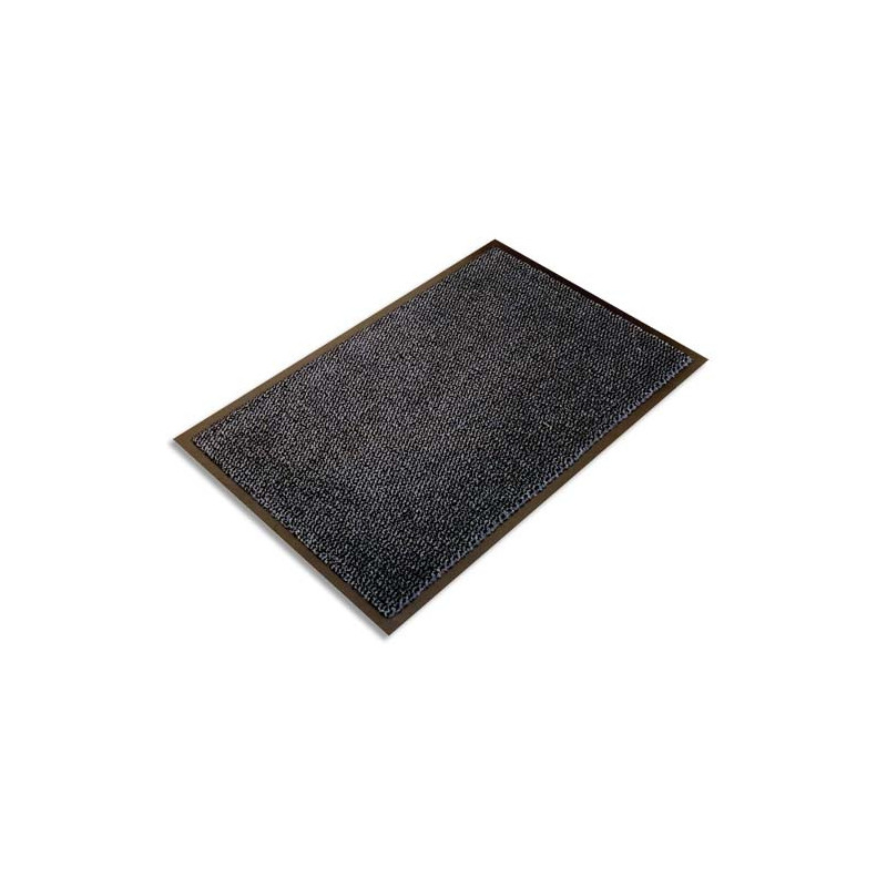 FLOORTEX Tapis d'accueil Ultimat Gris vinyle, nylon et fibres renforcées 90 x 150 cm épaisseur 9 mm