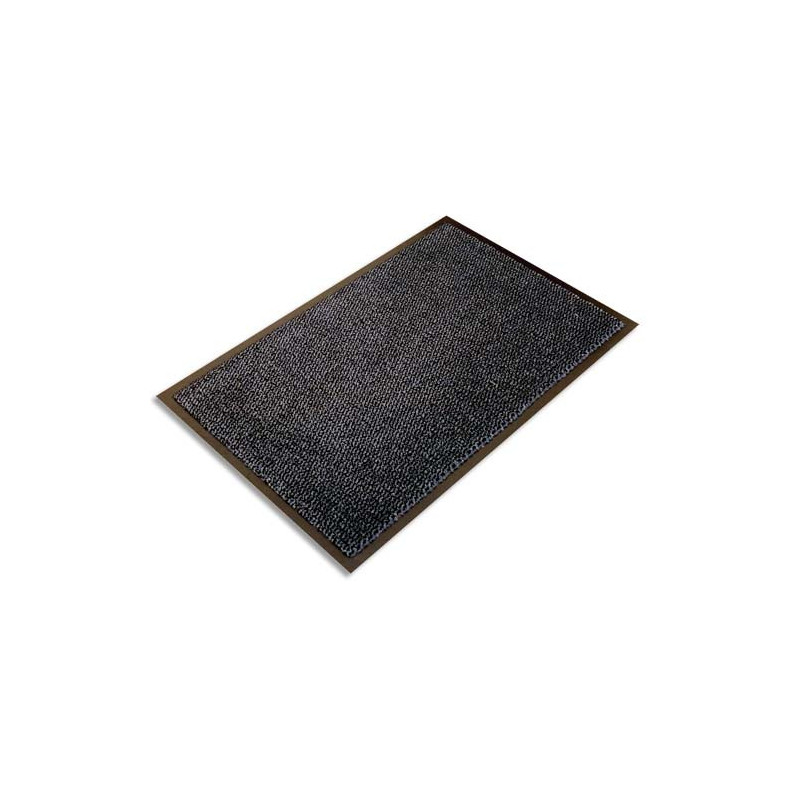 FLOORTEX Tapis d'accueil Ultimat Gris vinyle, nylon et fibres renforcées 120 x 180 cm épaisseur 9 mm