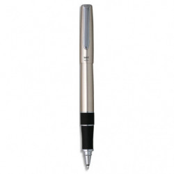 TOMBOW Roller HAVANA encre noire 0,7 mm rechargeable. Coloris Argent Mat