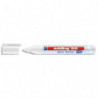 EDDING Marqueur E-95 effaçable à sec pour tableau en verre. Coloris blanc
