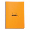 RHODIA Cahier piqûre 96 pages 5x5 format 14,8x21cm. Coloris orange