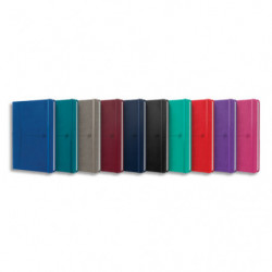OXFORD Carnet SIGNATURE format A5 couverture rigide brochure 160 pages lignées 7mm. Coloris assortis