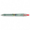 PILOT Bille B2P Ecoball rétractable. Rechargeable. Pointe 1mm. Corps plastique recyclé 86%.Coloris rouge