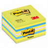 POST-IT Cubes POST-IT® Rêve Intense (néon bleu/vert) 450 feuilles 76 x 76 mm