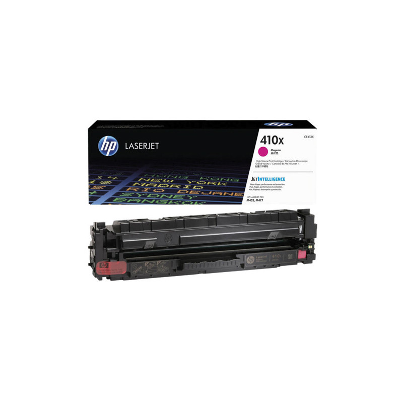 HP 410X CF413X Toner Magenta grande capacité Authentique pour HP Color LaserJet Pro M377 / M452 / M477