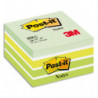 POST-IT Cube Light Rêve Intense 7,6 x 7,6 cm - 450 feuilles - Vert