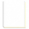 EXACOMPTA Boîte 1000 feuilles listing 70g autocopiantes blanc/jaune 240x11 2plis bande Caroll détachable