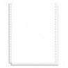 EXACOMPTA Boîte 1000 feuilles listing 80g autocopiantes blanc/jaune 240x12 2plis bande Caroll détachable