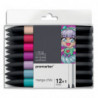 WINSOR & NEWTON Set de 12 PROMARKER + 1 blender . Couleurs Manga.