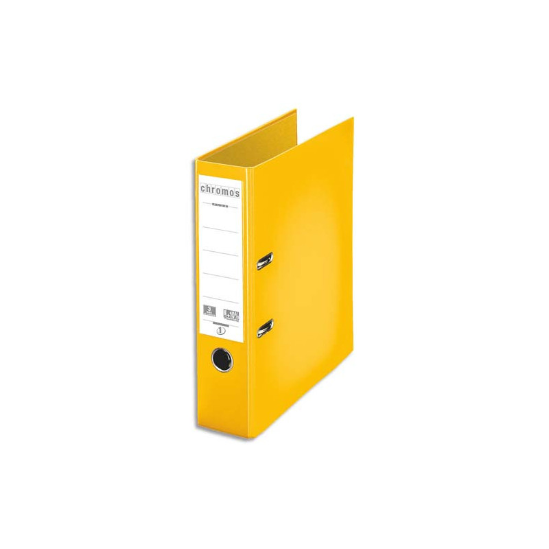 ESSELTE Classeur à levier Chromos Plus, A4, 8 cm, PP, jaune