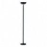 UNILUX Lampadaire LED Dely 2,0 noir. Variateur d'intensité sur le mât. 3100 k, vasque orientable