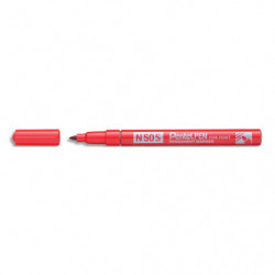 PENTEL Marqueur permanent N50. Pointe fine. Encre résistante aux conditions -30°C +60°C. Coloris rouge