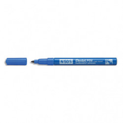 PENTEL Marqueur permanent N50. Pointe fine. Encre résistante aux conditions -30°C +60°C. Coloris bleu