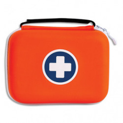 LABORATOIRES ESCULAPE Trousse de premiers secours SaveBox Mini deux compartiments poignée velcro réglable